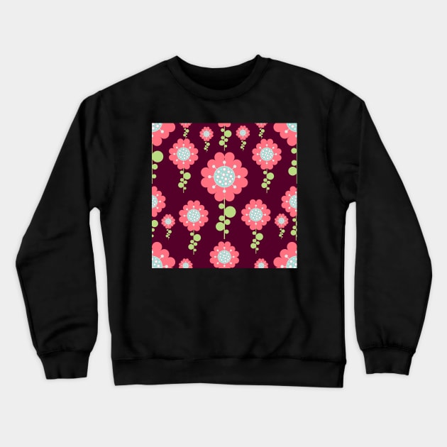 DarkEthnicFlowerPattern Crewneck Sweatshirt by Nataliia1112